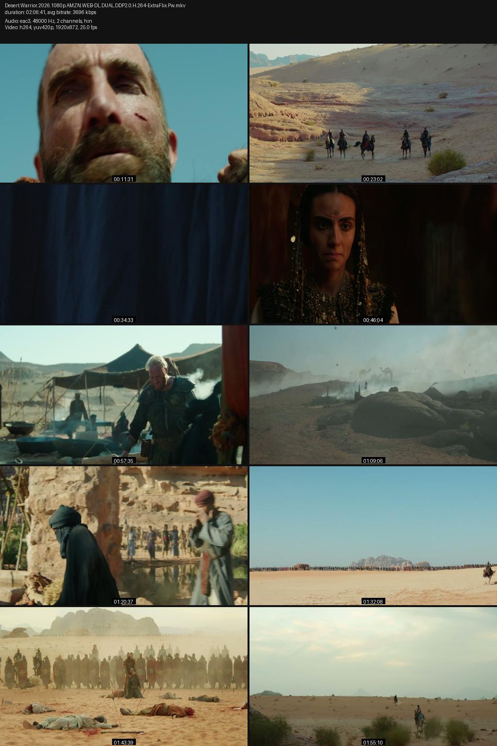 Desert Warrior (2026) [Hindi-English] 1080p 720p 480p Amazon WEB-DL ESub Screenshots