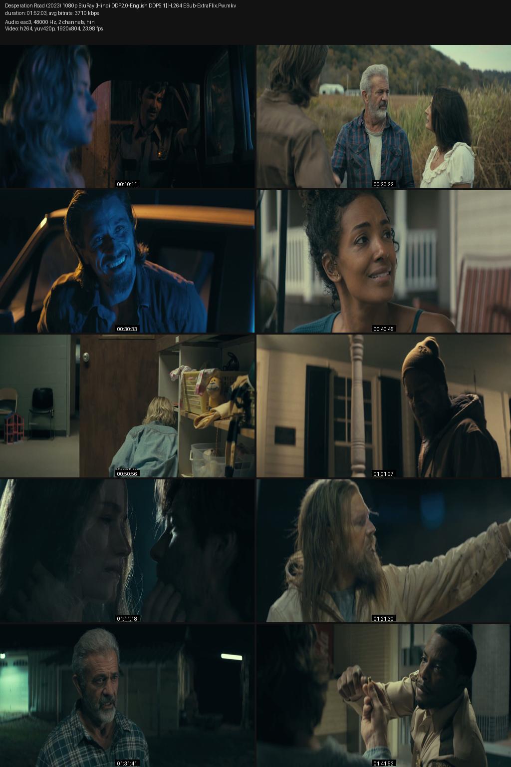 Desperation Road (2023) [Hindi-English] 1080p 720p 480p BluRay ESub Screenshots