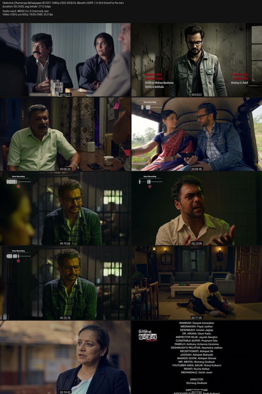 Detective Dhananjay: Rahasyajaal Season 1 (2026) [Marathi] 1080p 720p 480p ZEE5 WEB-DL ESub Screenshots