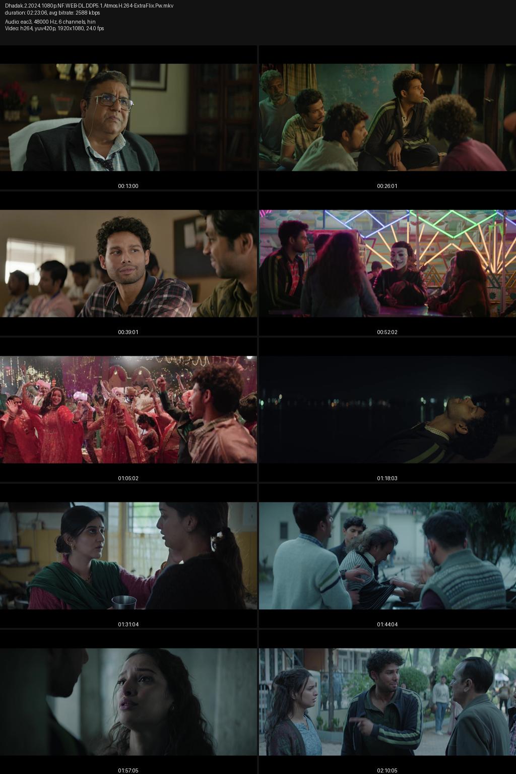 Dhadak 2 (2025) [Hindi] 4K 2160p 1080p 720p 480p Netflix WEB-DL ESub Screenshots