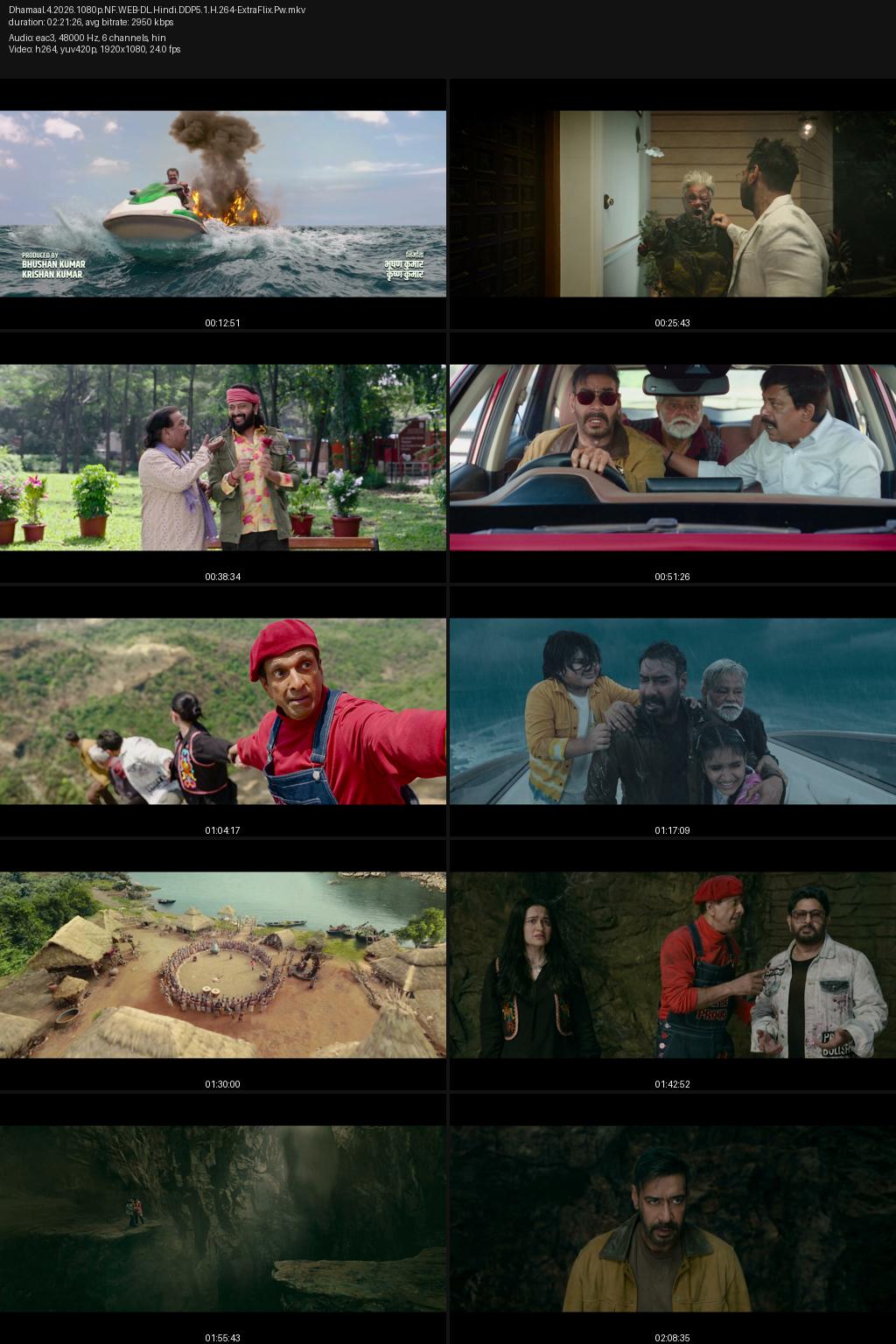 Dhamaal 4 (2026) [Hindi] 4K 2160p 1080p 720p 480p Netflix WEB-DL ESubs Screenshots