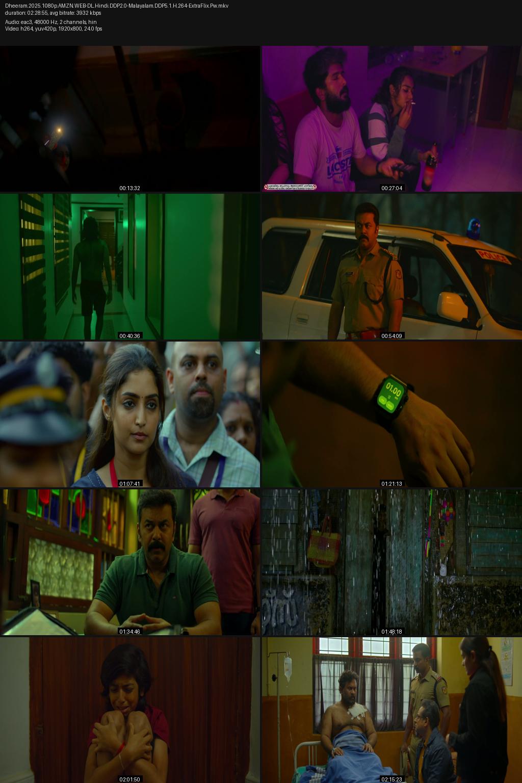 Dheeram (2025) [Hindi-Malayalam] UNCUT 4K 2160p 1080p 720p 480p Amazon WEB-DL ESub Screenshots