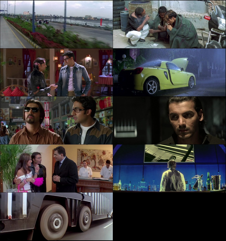 Dhoom (2004) 1080p | 720p | 480p BluRay [Hindi (हिन्दी)] DD5.1 ESub Screenshots