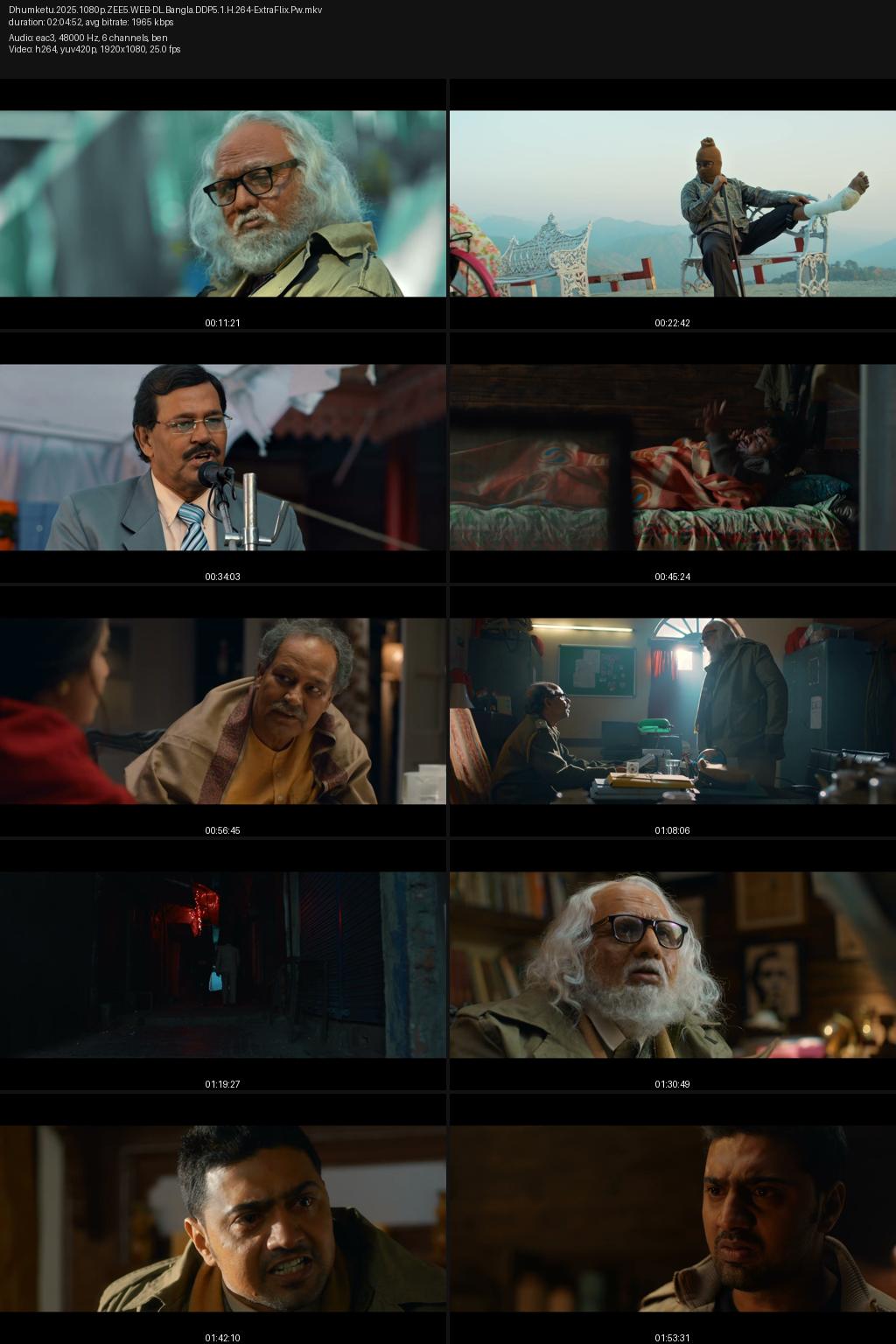 Dhumketu (2025) [Bengali] 1080p 720p 480p ZEE5 WEB-DL ESub Screenshots