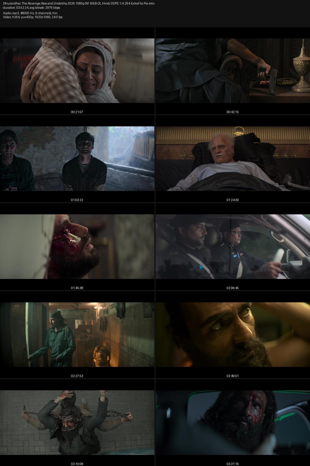 Dhurandhar: The Revenge (2026) [Hindi] 4K 2160p 1080p 720p 540p Netflix WEB-DL ESubs Screenshots