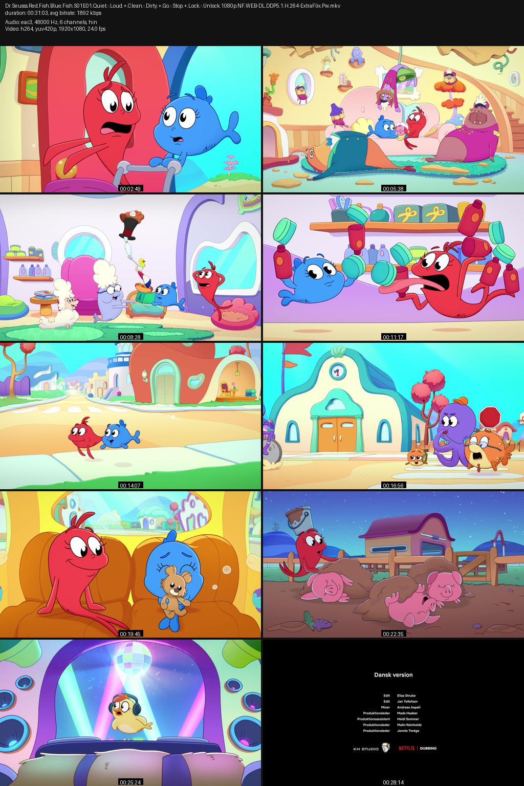 Dr. Seuss’s Red Fish, Blue Fish Season 1 (2025) [Hindi-English] 1080p 720p 480p Netflix WEB-DL ESubs Screenshots