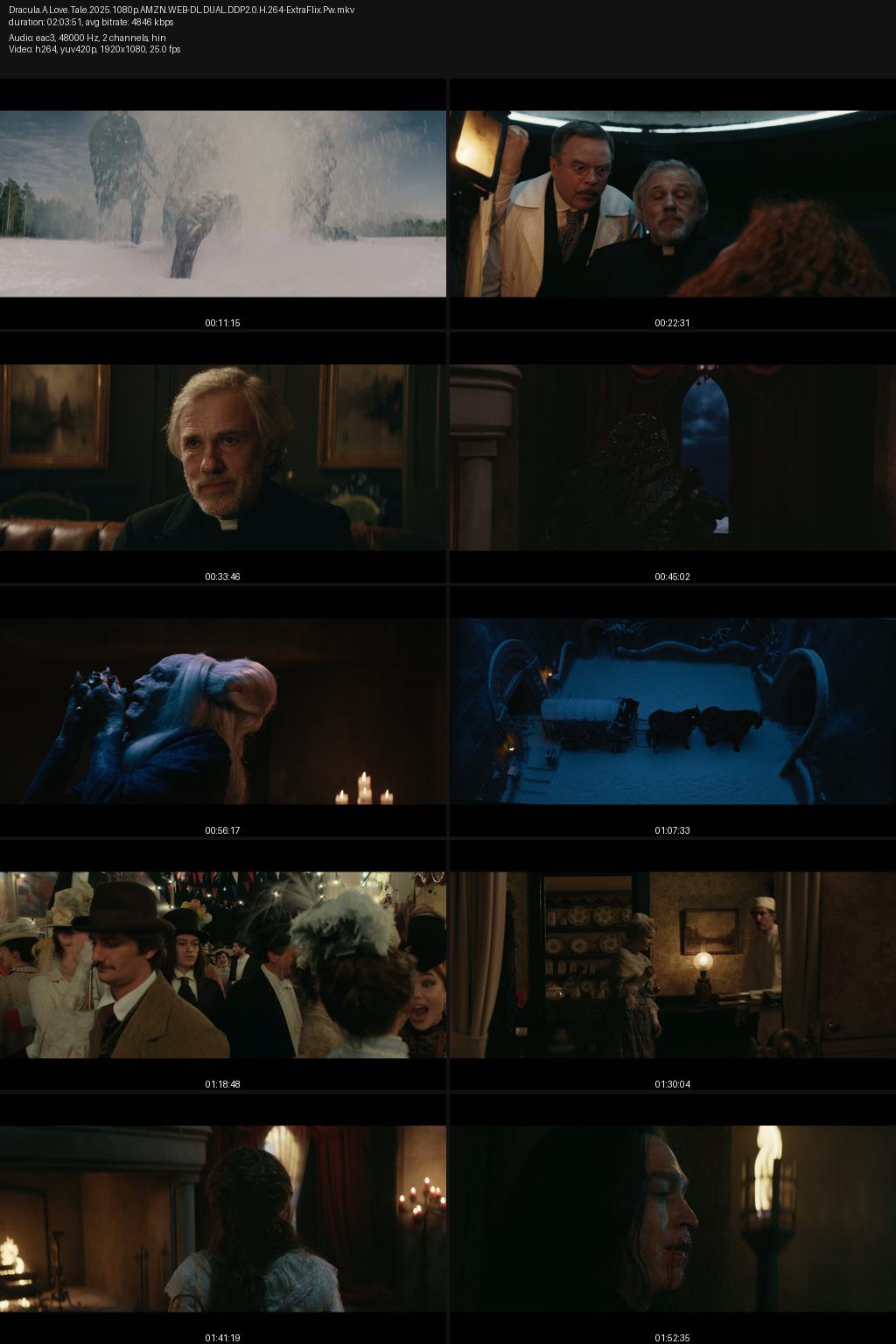 Dracula: A Love Tale (2025) [Hindi-English] 4K 2160p 1080p 720p 480p Amazon WEB-DL ESub Screenshots