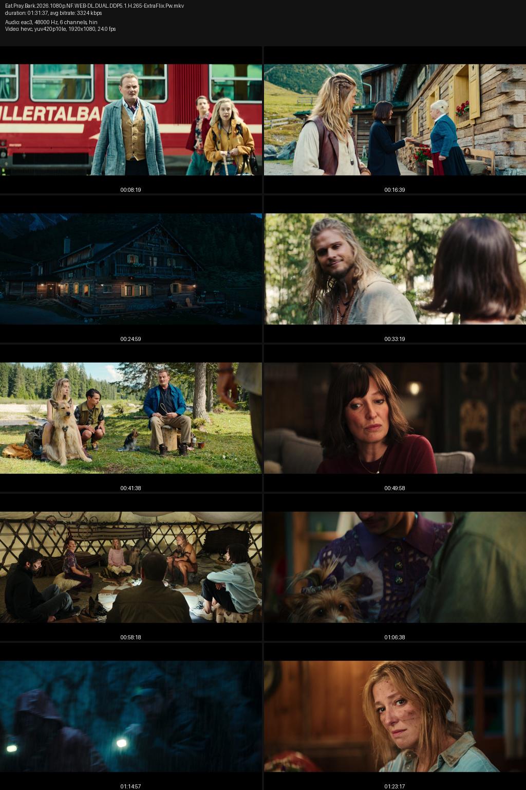 Eat Pray Bark (2026) [Hindi-German] 1080p 720p 480p Netflix WEB-DL ESubs Screenshots