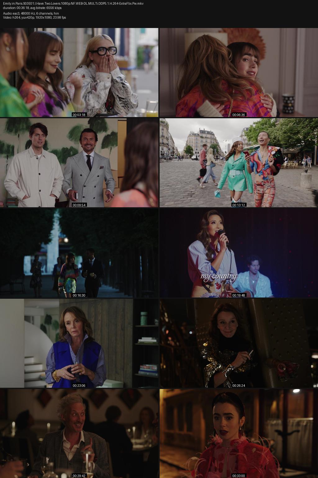 Emily in Paris Season 3 (2022) [Hindi-English] 1080p 720p 480p Netflix WEB-DL ESubs Screenshots