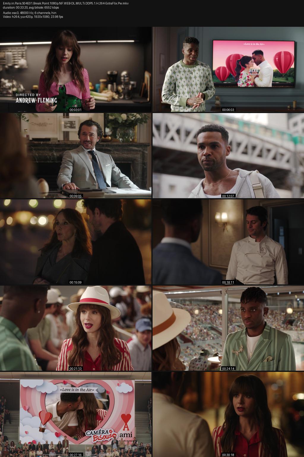 Emily in Paris Season 4 (2024) [Hindi-English] 1080p 720p 480p Netflix WEB-DL ESubs Screenshots