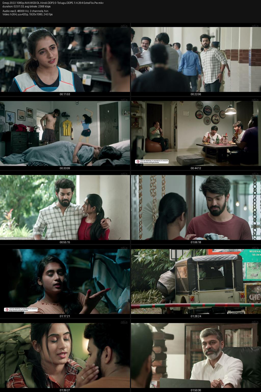 Emoji (2022) [Hindi-Telugu] UNCUT 4K 2160p 1080p 720p 480p Aha WEB-DL ESub Screenshots