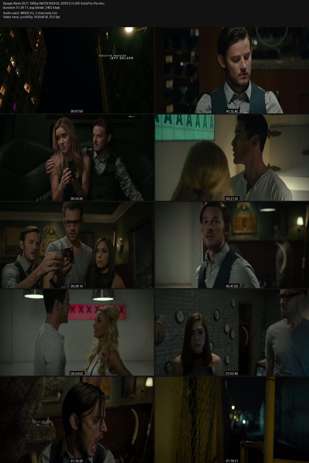 Escape Room (2017) 1080p | 720p | 480p Amazon WEB-DL [Hindi-English] ESub Screenshots