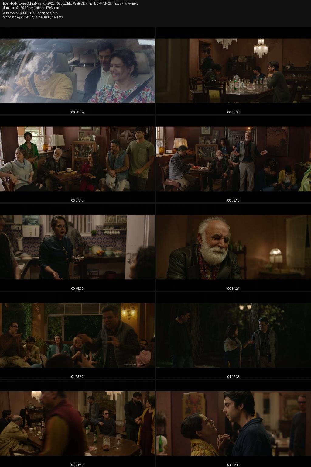 Everybody Loves Sohrab Handa (2023) [Hindi] 4K 2160p 1080p 720p 480p ZEE5 WEB-DL ESub Screenshots