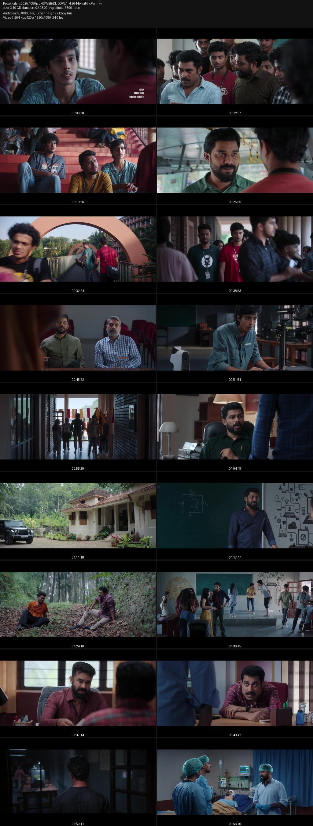 Padakkalam (2025) 4K 2160p | 1080p | 720p | 480p JioHotstar WEB-DL [Hindi-Malayalam] ESub Screenshots