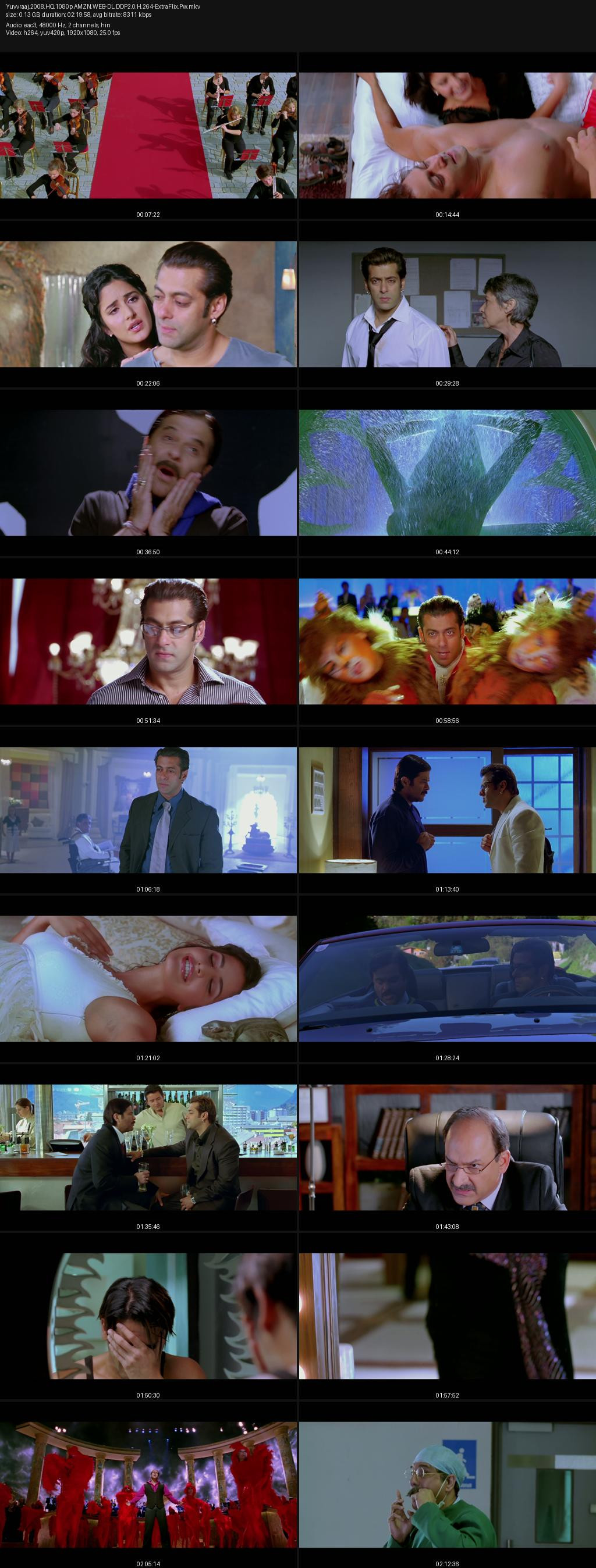 Yuvvraaj (2008) 1080p | 720p | 480p Amazon WEB-DL Hindi ESub Screenshots