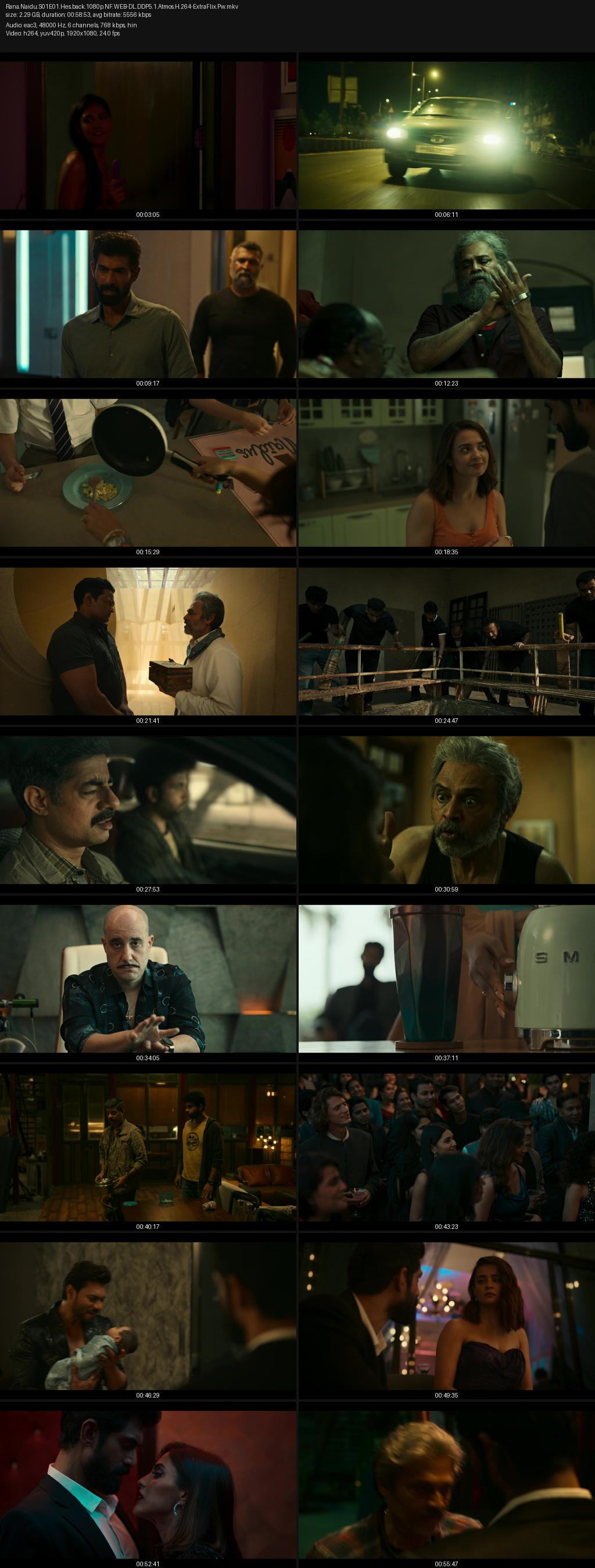 Rana Naidu (2023) Season 1 1080p | 720p | 480p Netflix WEB-DL ESubs Screenshots