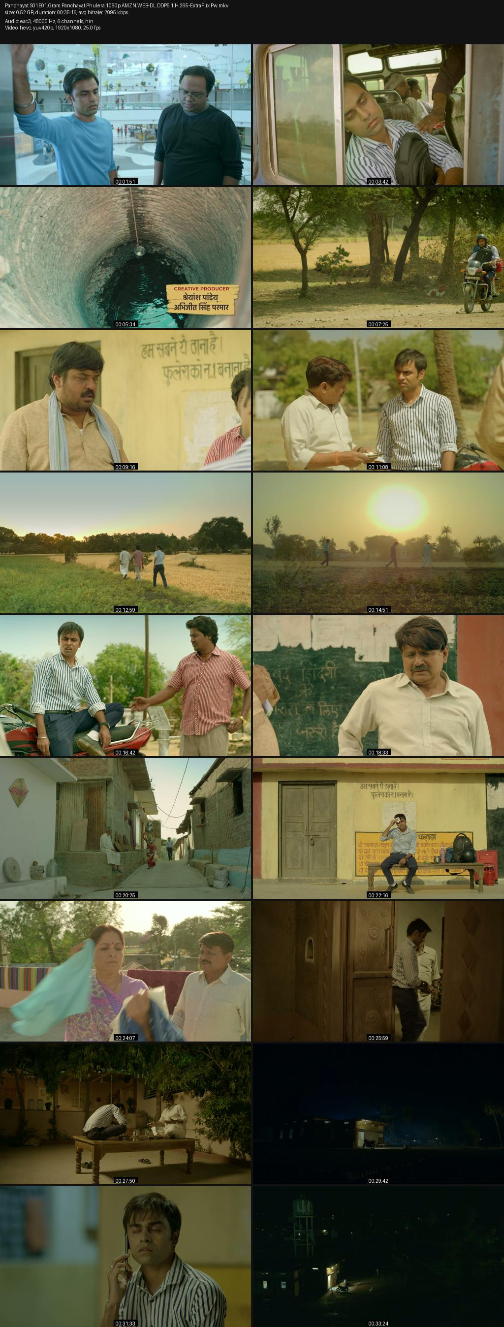 Panchayat (2020) Season 1 4K 2160p | 1080p | 720p | 480p Amazon WEB-DL Hindi ESub Screenshots