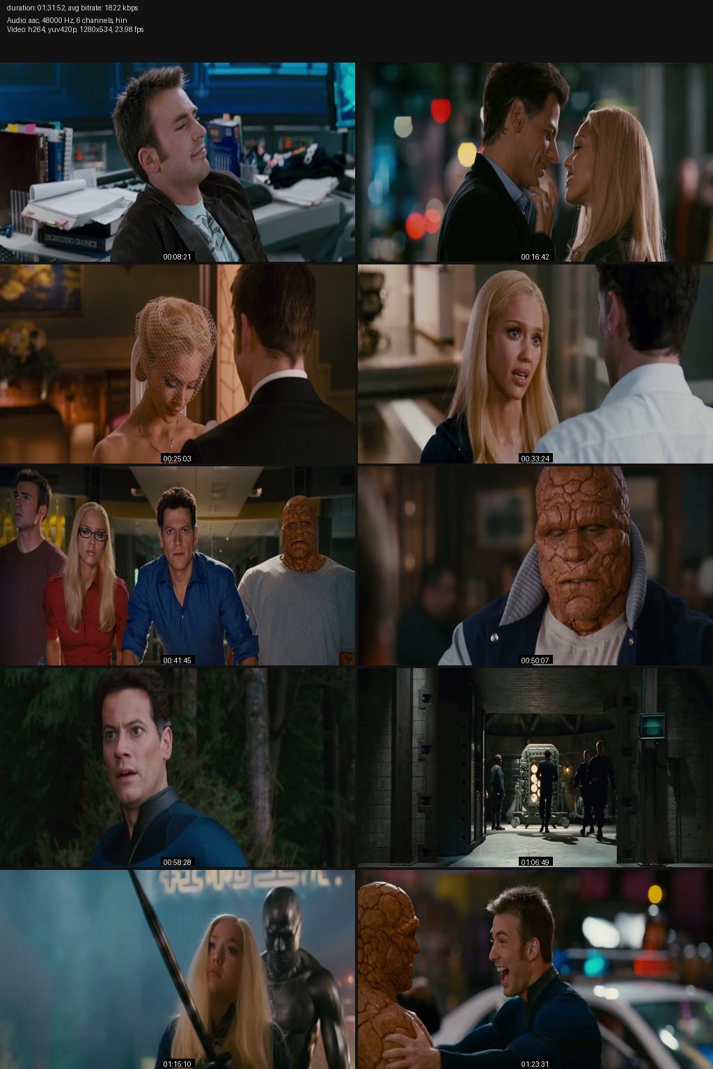 Fantastic Four: Rise of the Silver Surfer (2007) [Hindi-English] 1080p 720p 480p BluRay ESubs Screenshots