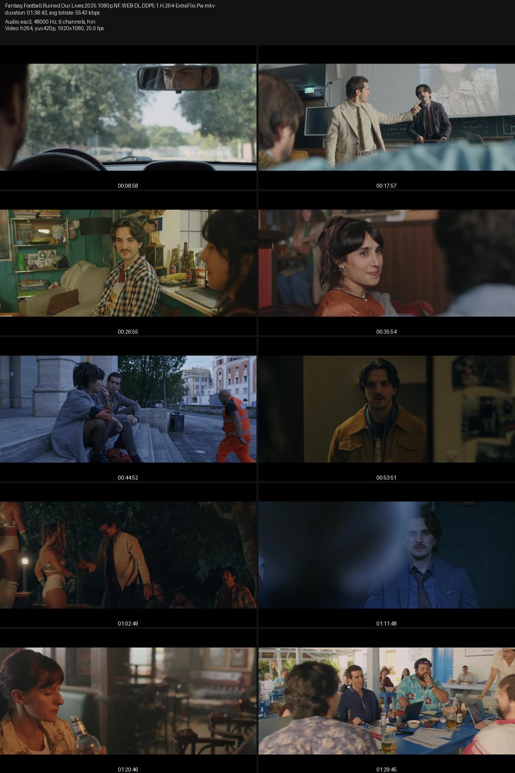 Fantasy Football Ruined Our Lives (2025) [Hindi-Italian] 1080p 720p 480p Netflix ESubs Screenshots