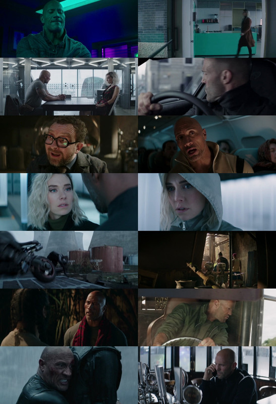 Fast and Furious Presents: Hobbs and Shaw (2019) 1080p | 720p | 480p BluRay [Hindi (हिन्दी) + English] DD5.1 ESub Screenshots