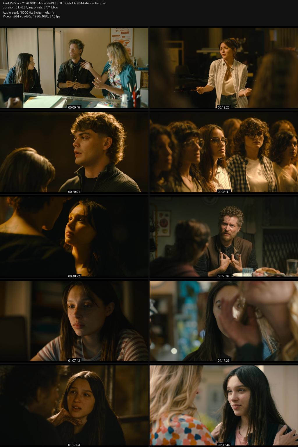 Feel My Voice (2026) [Hindi-Italian] 1080p 720p 480p Netflix WEB-DL ESubs Screenshots