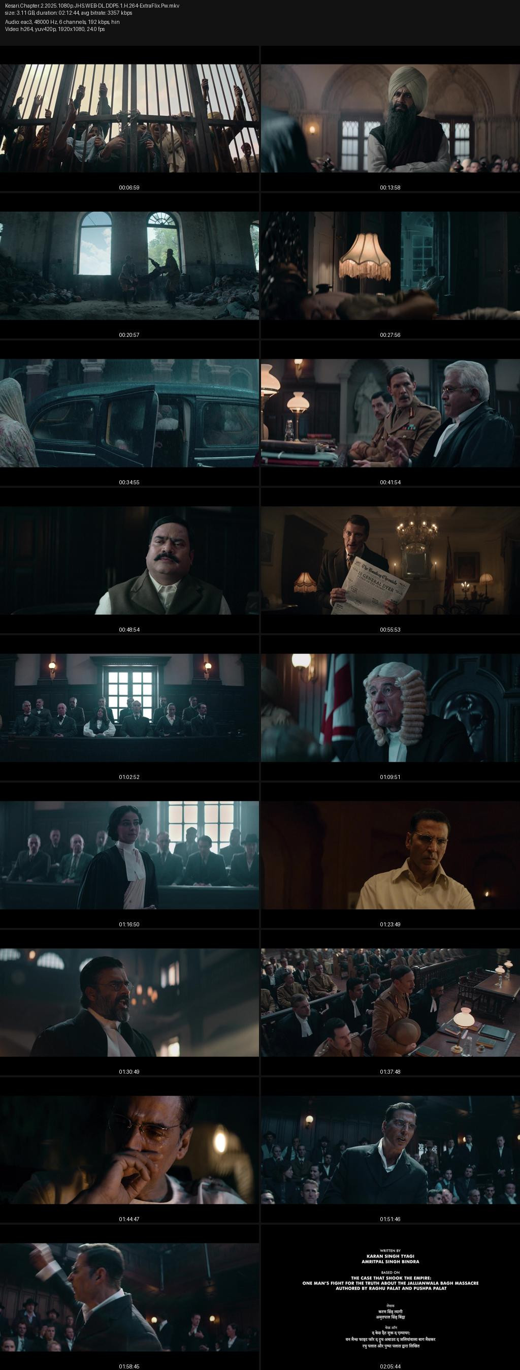 Kesari Chapter 2: The Untold Story of Jallianwala Bagh (2025) 4K 2160p | 1080p | 720p | 480p JioHotstar WEB-DL Hindi ESub Screenshots