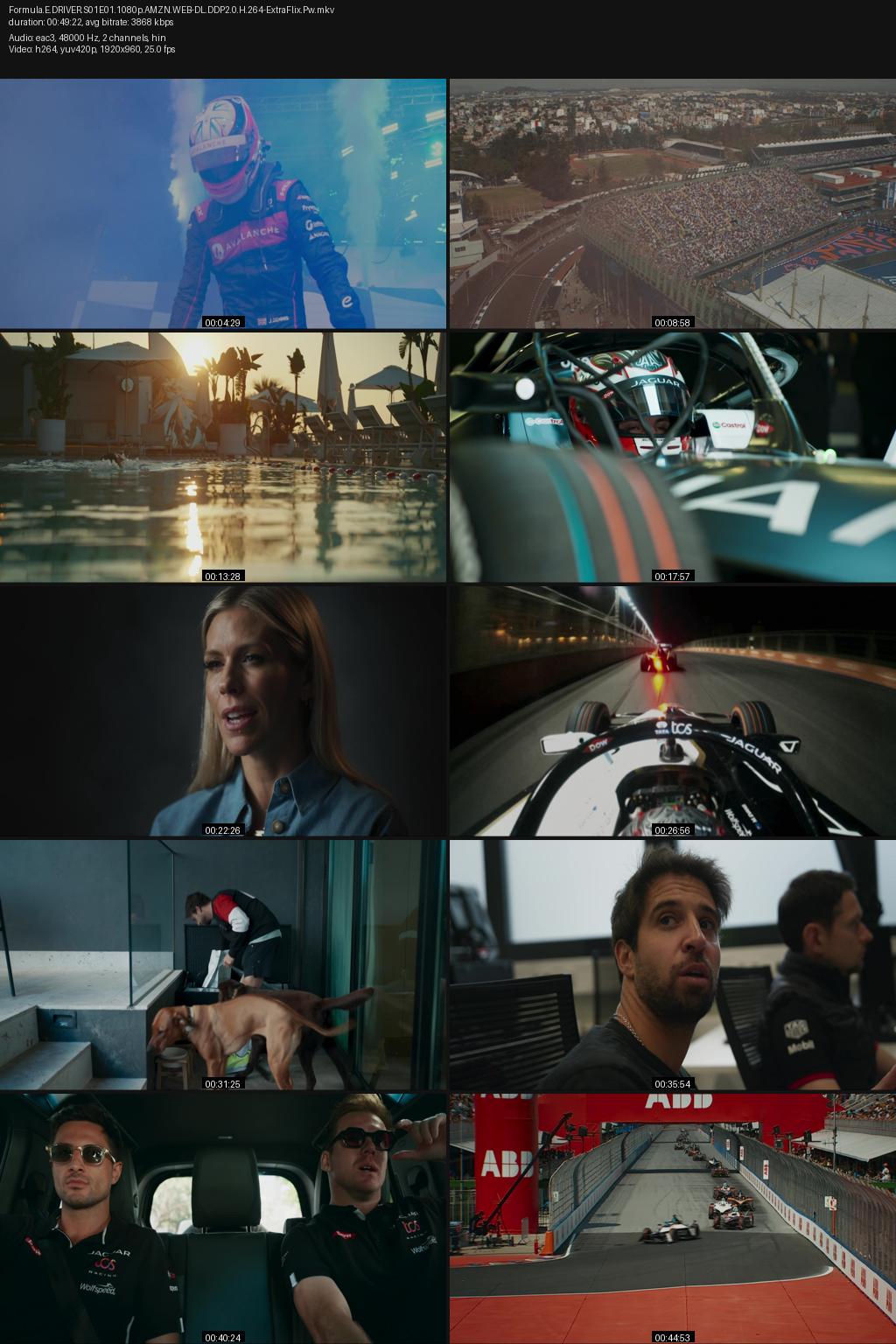 Formula E: DRIVER Season 1 (2025) Hindi 1080p 720p 480p Amazon WEB-DL ESub Screenshots