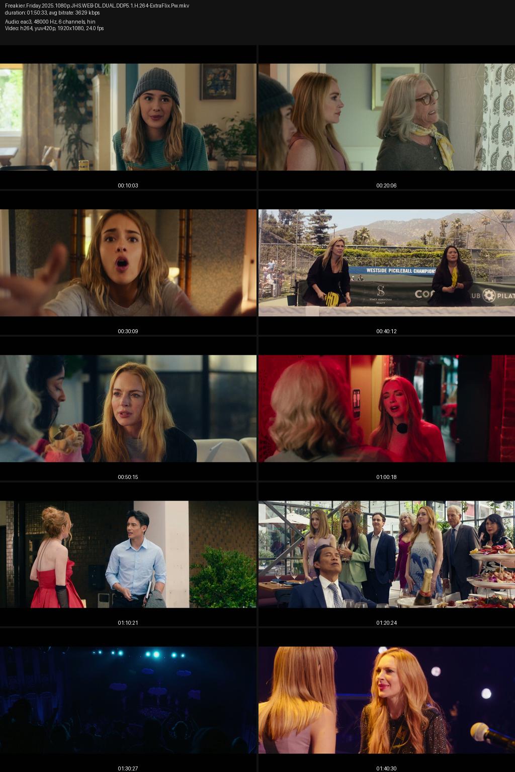 Freakier Friday (2025) [Hindi-English] 4K 2160p 1080p 720p 480p JioHotstar WEB-DL ESub Screenshots