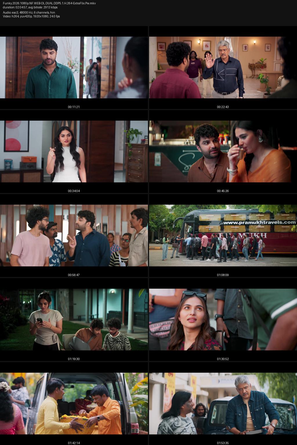 Funky (2026) [Hindi-Telugu] 4K 2160p 1080p 720p 480p Netflix WEB-DL ESub Screenshots