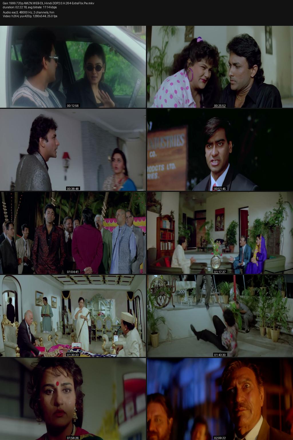 Gair (1999) [Hindi] 1080p 720p 480p Amazon WEB-DL ESub Screenshots