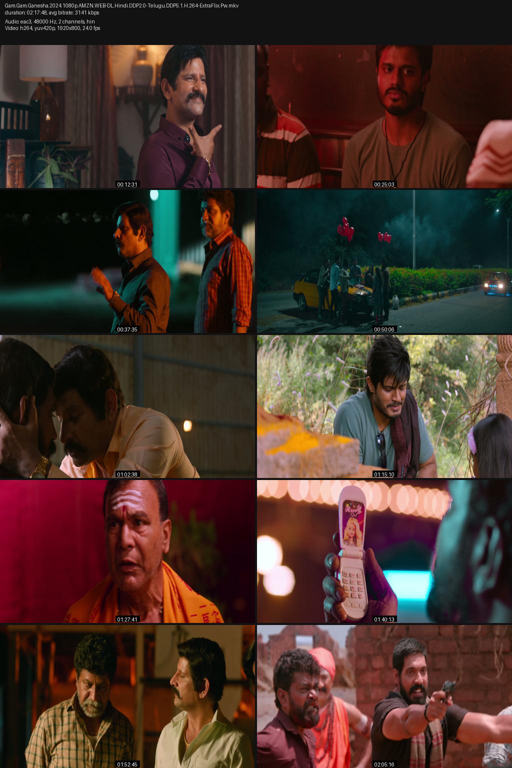 Gam Gam Ganesha (2024) [Hindi-Telugu] UNCUT 4K 2160p 1080p 720p 480p Amazon WEB-DL ESub Screenshots