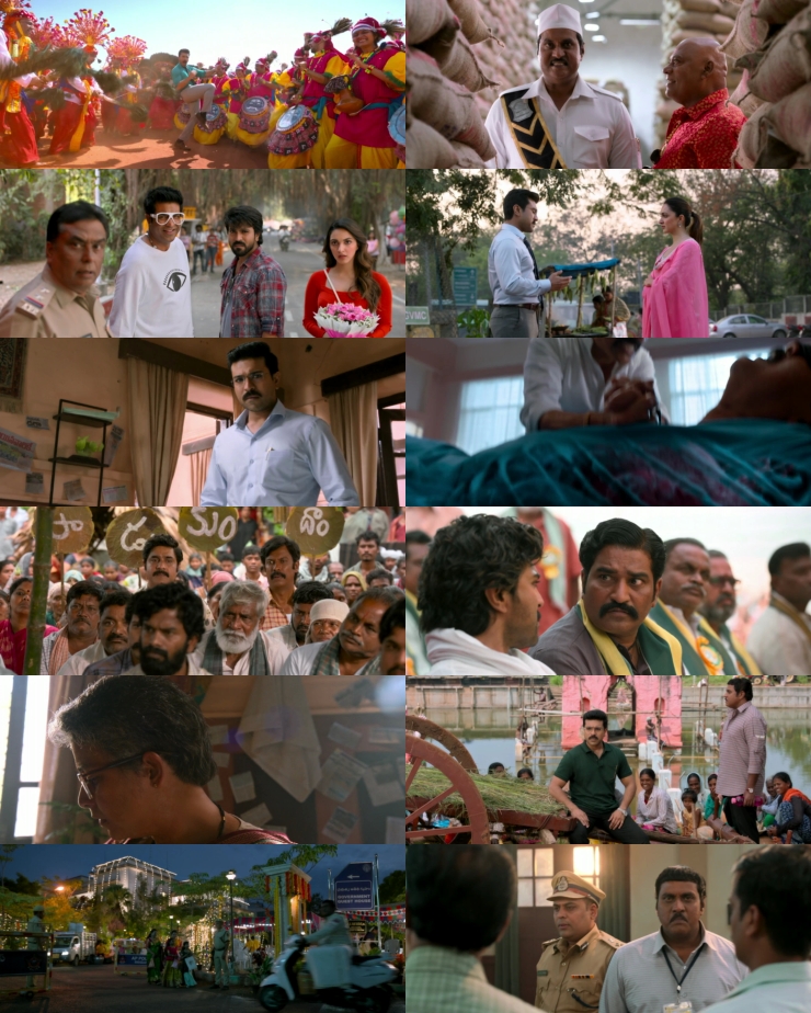Game Changer (2025) 1080p | 720p | 480p WEB-HDRip [Hindi (हिन्दी) + Telugu] DD5.1 ESub Screenshots