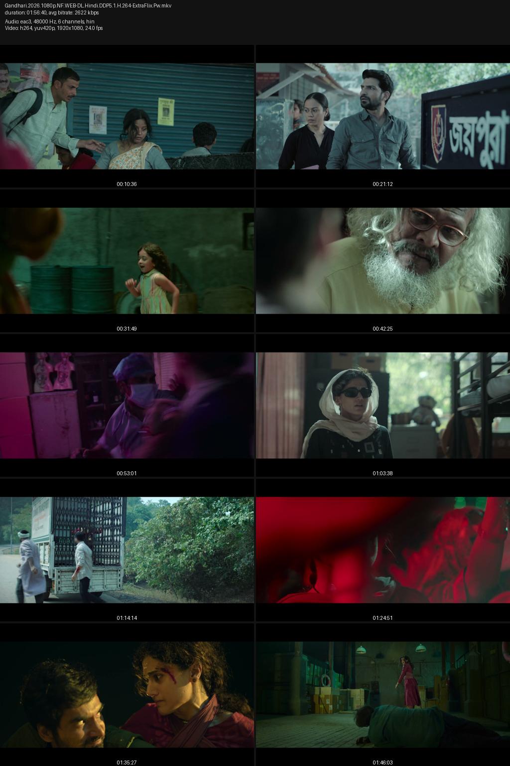 Gandhari (2026) [Hindi] 4K 2160p 1080p 720p 540p Netflix WEB-DL ESubs Screenshots