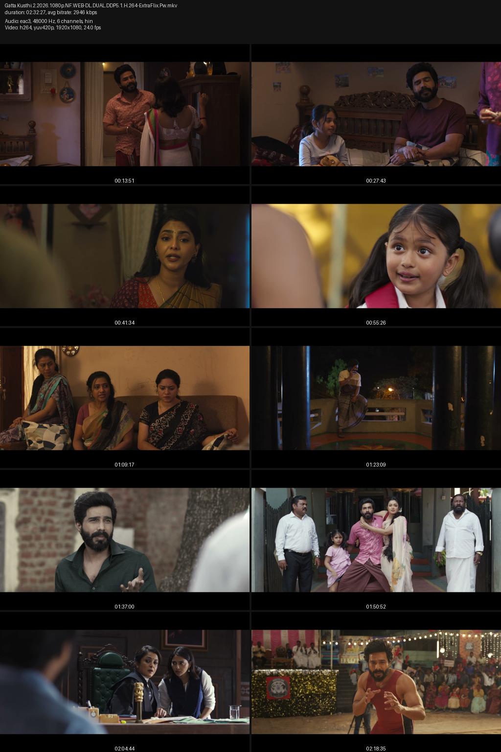 Gatta Kusthi 2 (2026) [Hindi-Tamil] 4K 2160p 1080p 720p 480p Netflix WEB-DL ESub Screenshots