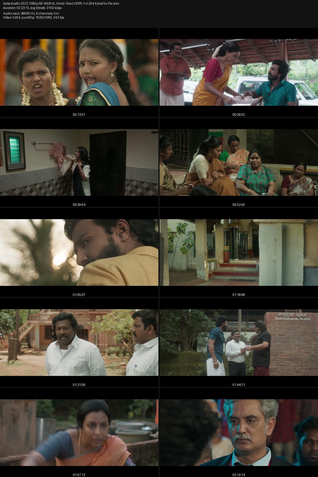 Gatta Kusthi (2022) [Hindi-Tamil] UNCUT 4K 2160p 1080p 720p 480p Netflix WEB-DL ESub Screenshots
