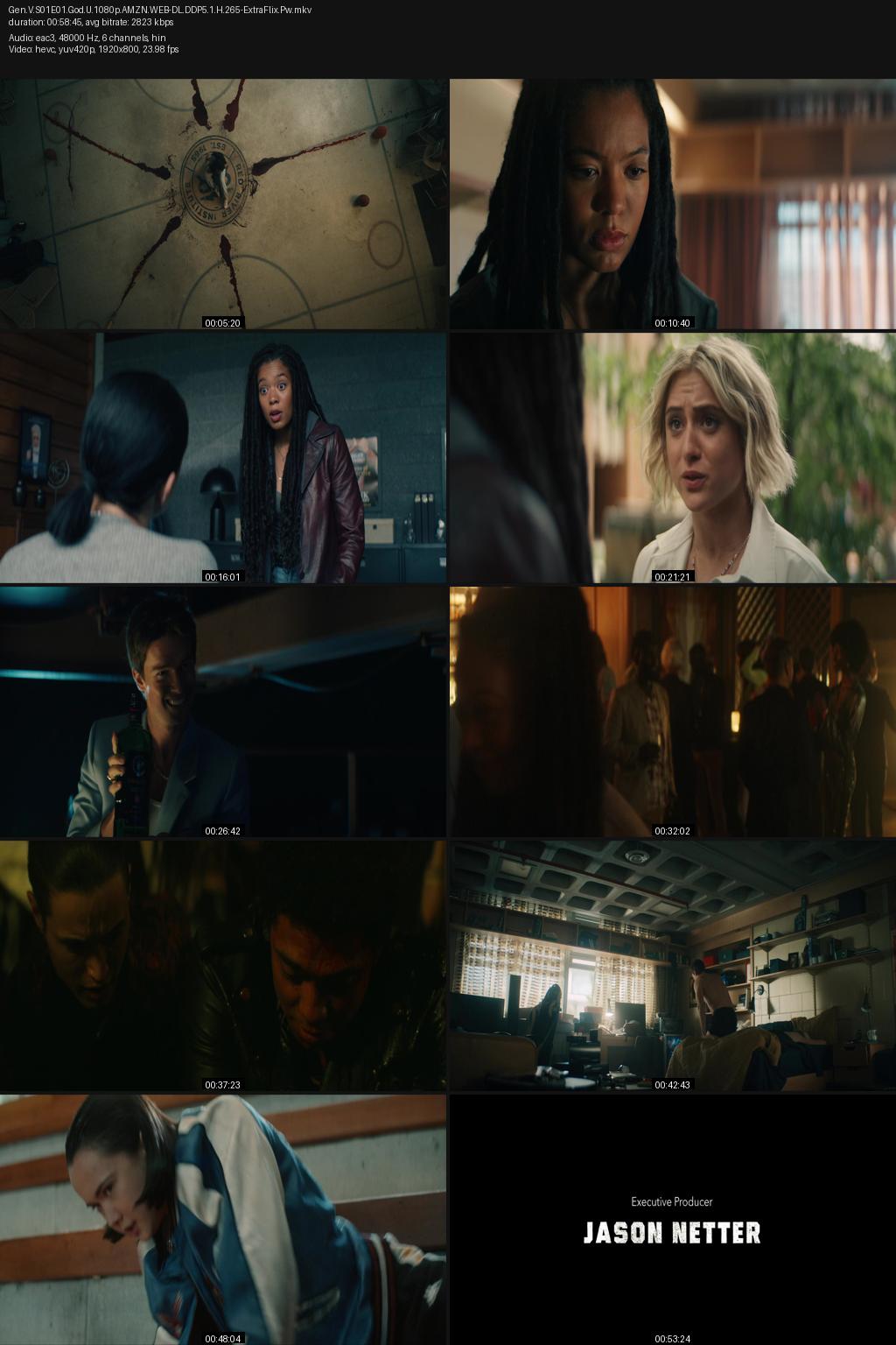 Gen V Season 1 (2023) [Hindi-English] 4K 2160p 1080p 720p 480p Amazon WEB-DL ESubs Screenshots
