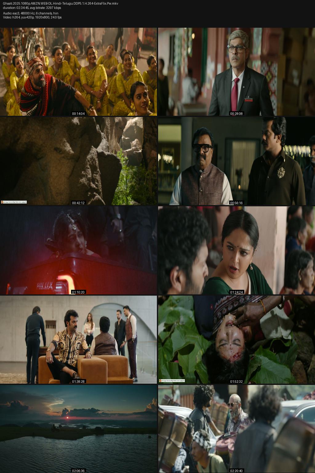 Ghaati (2025) [Hindi-Telugu] UNCUT 4K 2160p 1080p 720p 480p Amazon WEB-DL ESub Screenshots