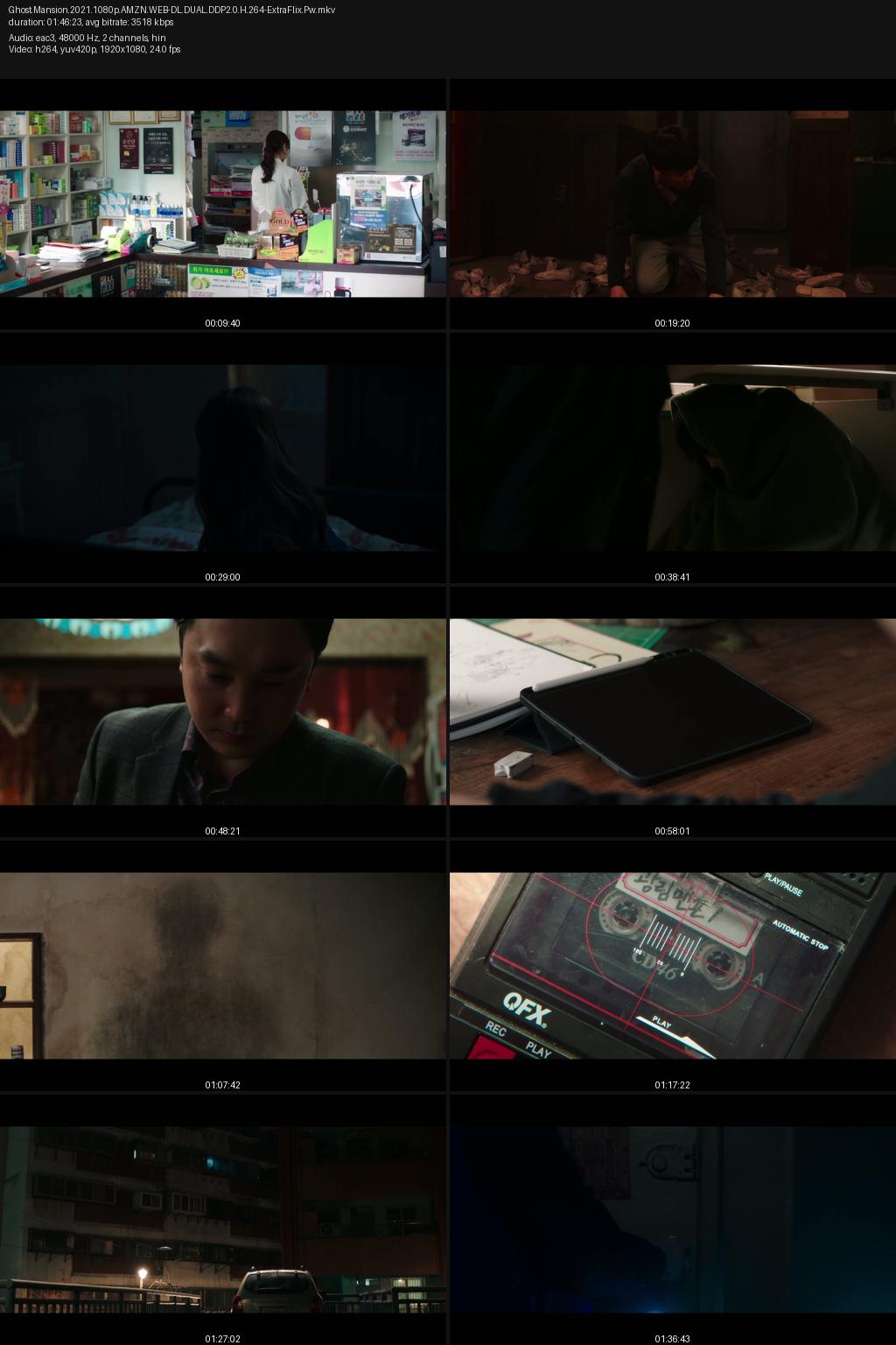 Ghost Mansion (2021) [Hindi-Korean] 1080p 720p 480p Amazon WEB-DL ESub Screenshots