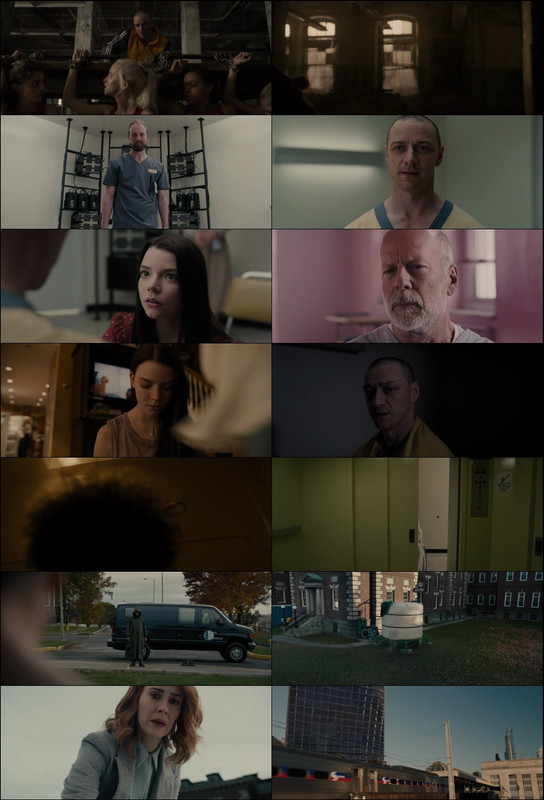 Glass (2019) 1080p | 720p | 480p BluRay [Hindi (हिन्दी) + English] DD5.1 ESub Screenshots