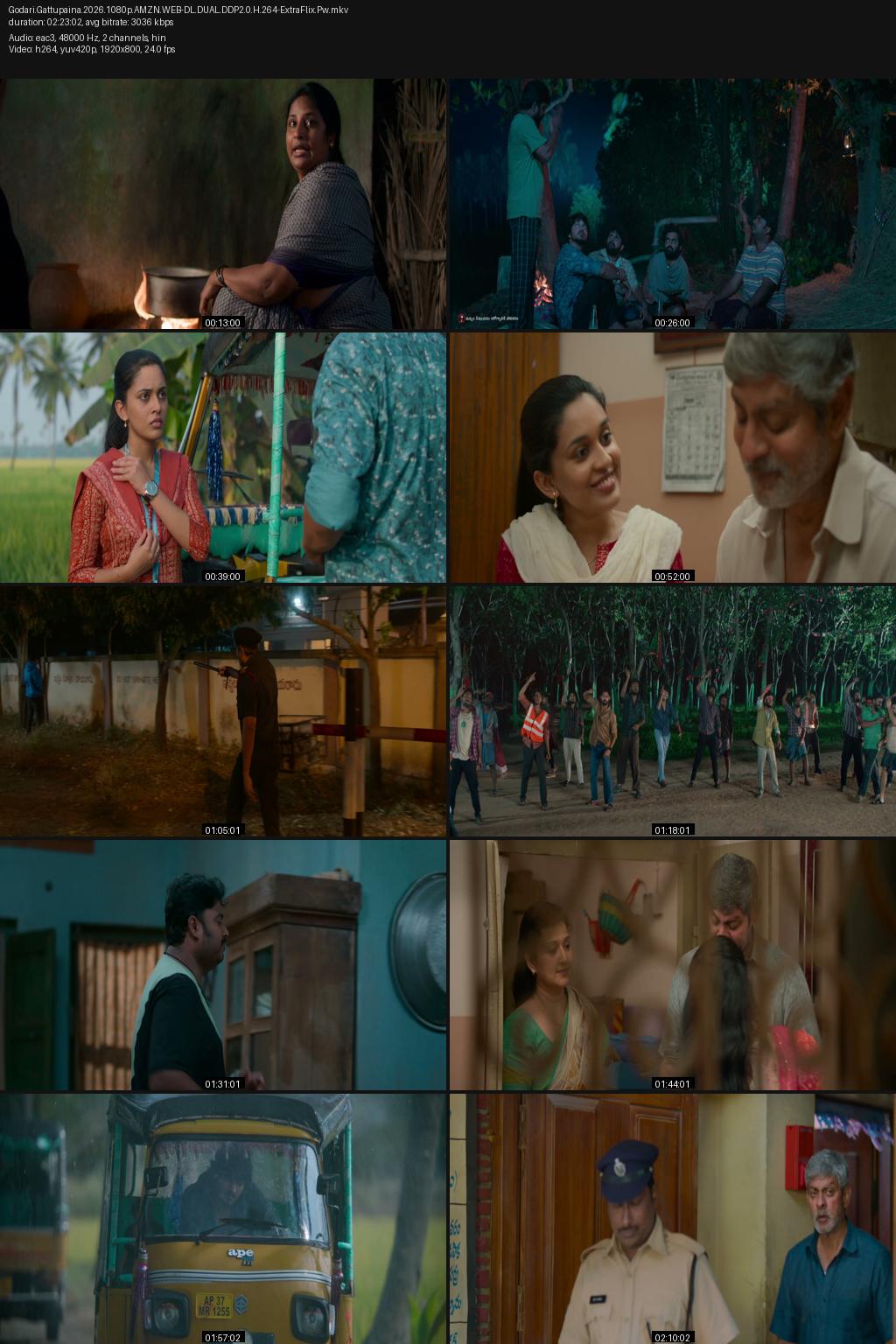 Godari Gattupaina (2026) [Hindi-Telugu] 1080p 720p 480p Amazon WEB-DL ESub Screenshots