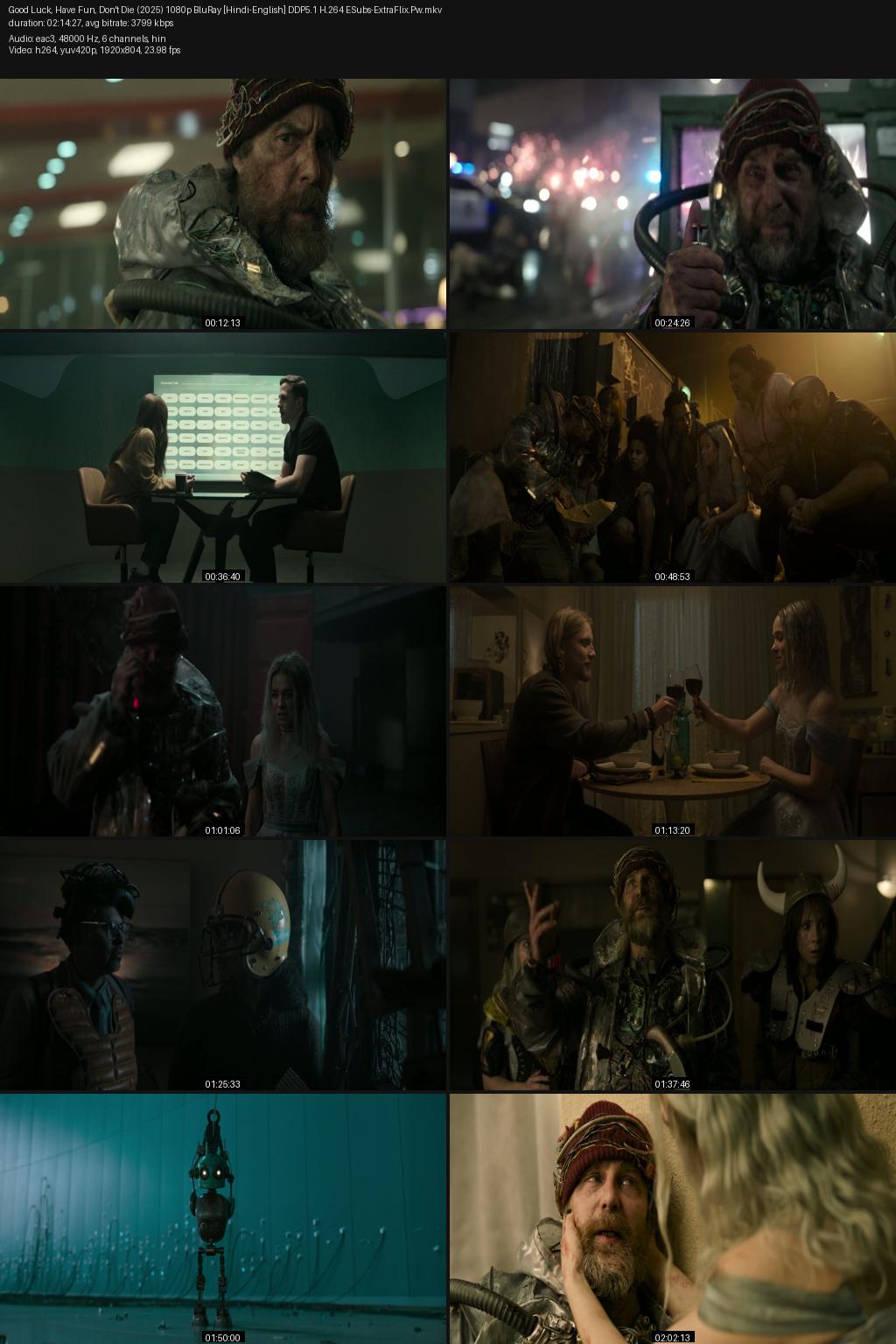 Good Luck, Have Fun, Don’t Die (2026) [Hindi-English] 4K 2160p 1080p 720p 480p BluRay ESubs Screenshots