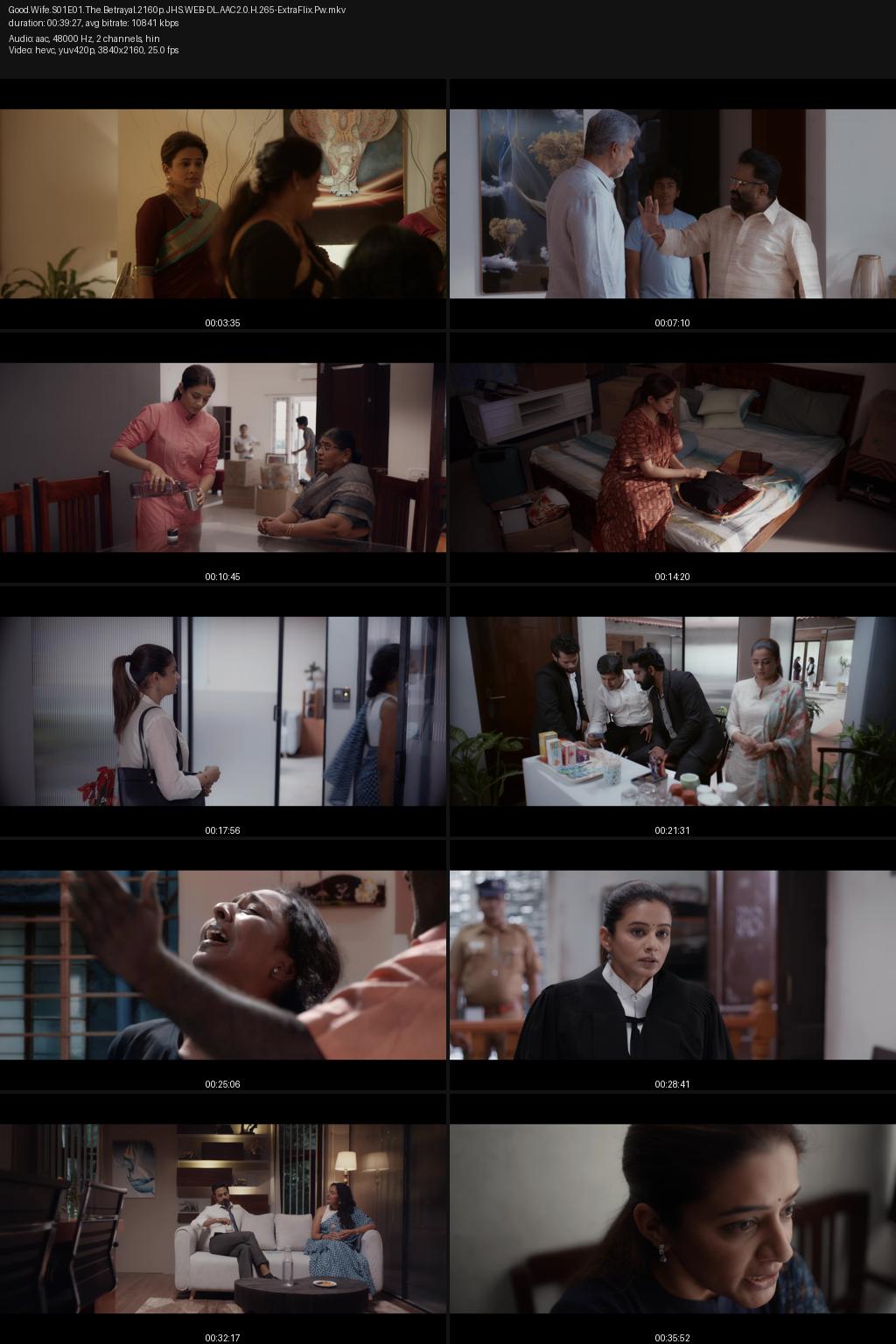 Good Wife Season 1 (2025) 4K 2160p | 1080p | 720p | 480p JioHotstar WEB-DL [Hindi-Tamil] ESub Screenshots