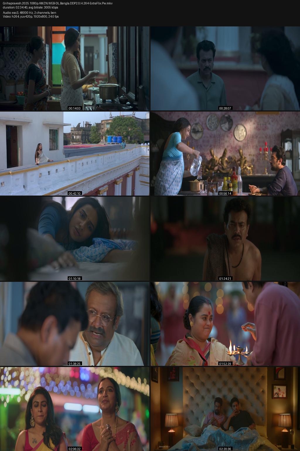 Grihapravesh (2025) [Bengali] 1080p 720p 480p Amazon WEB-DL ESub Screenshots