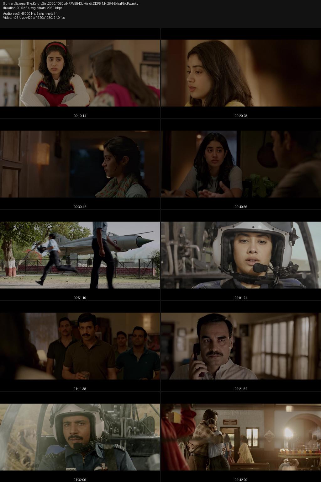 Gunjan Saxena: The Kargil Girl (2020) [Hindi] 1080p 720p 480p Netflix WEB-DL ESub Screenshots