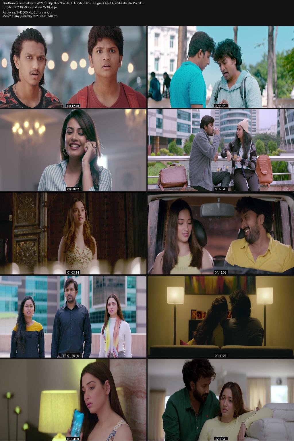 Gurthunda Seethakalam (2022) Full Movie [Hindi-Telugu] 1080p 720p 480p Amazon WEB-DL ESub Screenshots