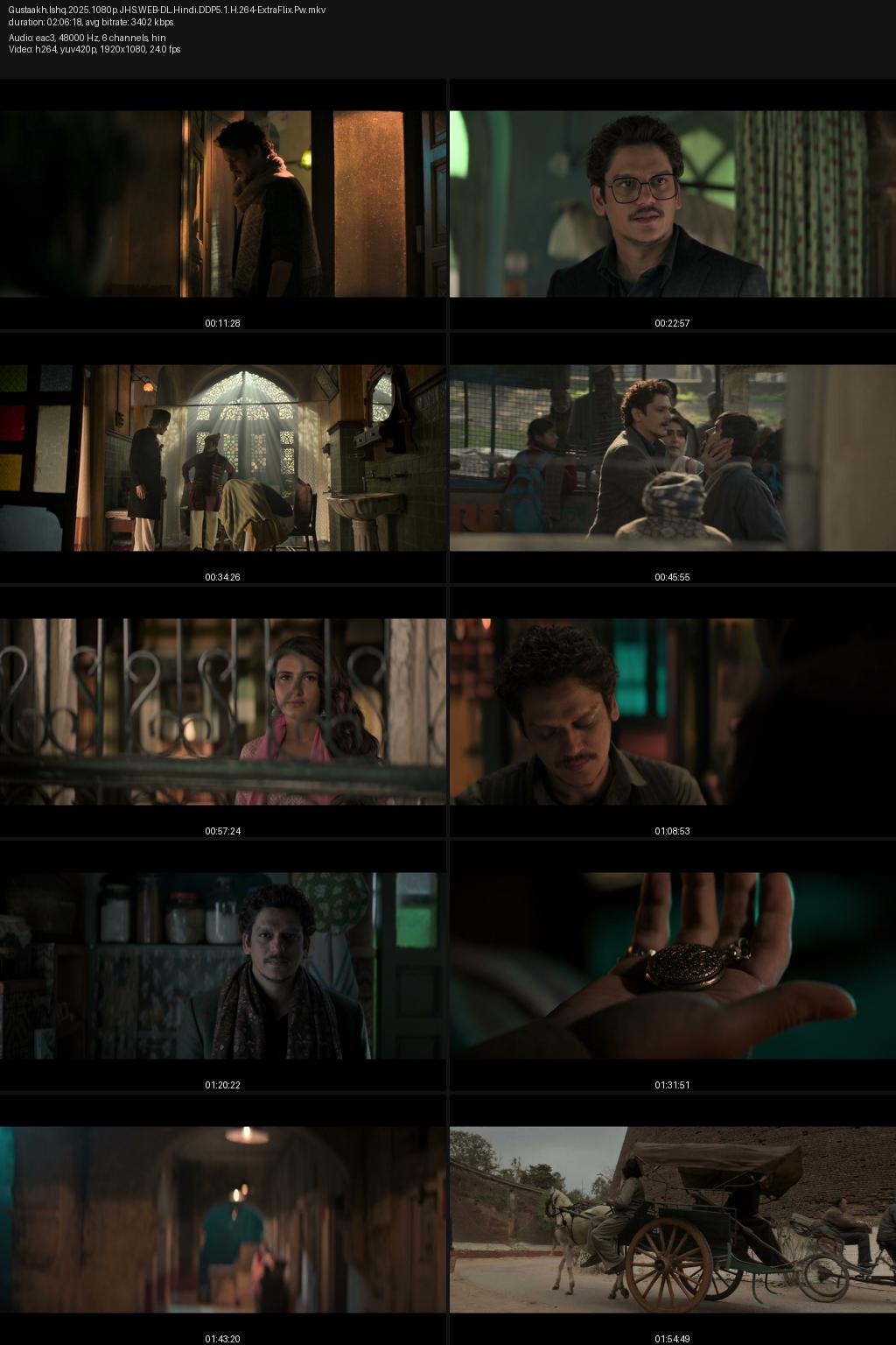 Gustaakh Ishq (2025) [Hindi] 4K 2160p 1080p 720p 480p JioHotstar WEB-DL ESub Screenshots