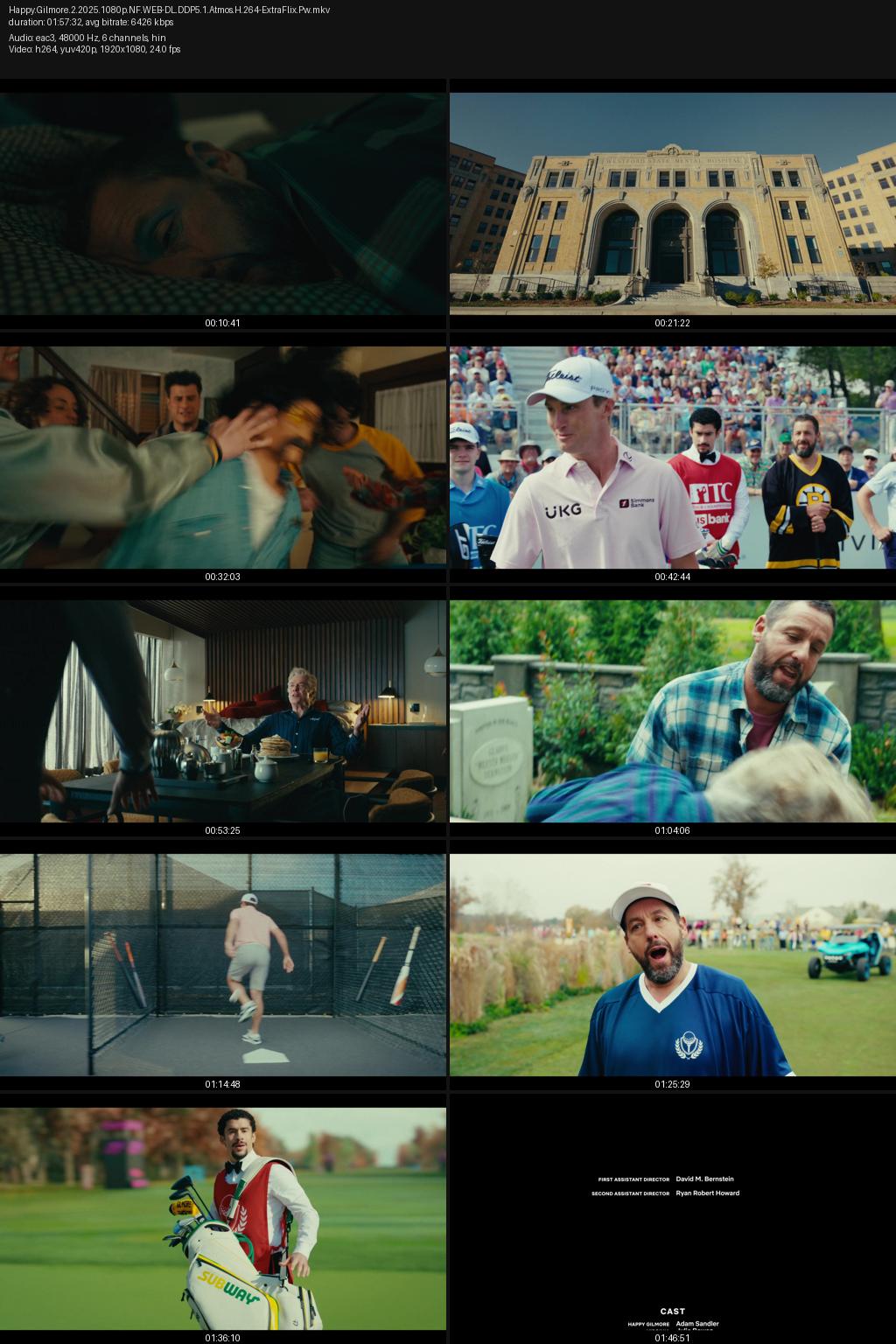 Happy Gilmore 2 (2025) [Hindi-English] 4K 2160p 1080p 720p 480p Netflix WEB-DL ESubs Screenshots