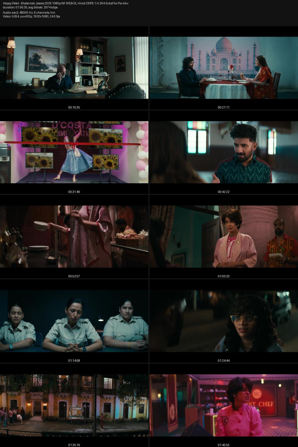 Happy Patel: Khatarnak Jasoos (2026) [Hindi] 4K 2160p 1080p 720p 480p Netflix WEB-DL ESub Screenshots
