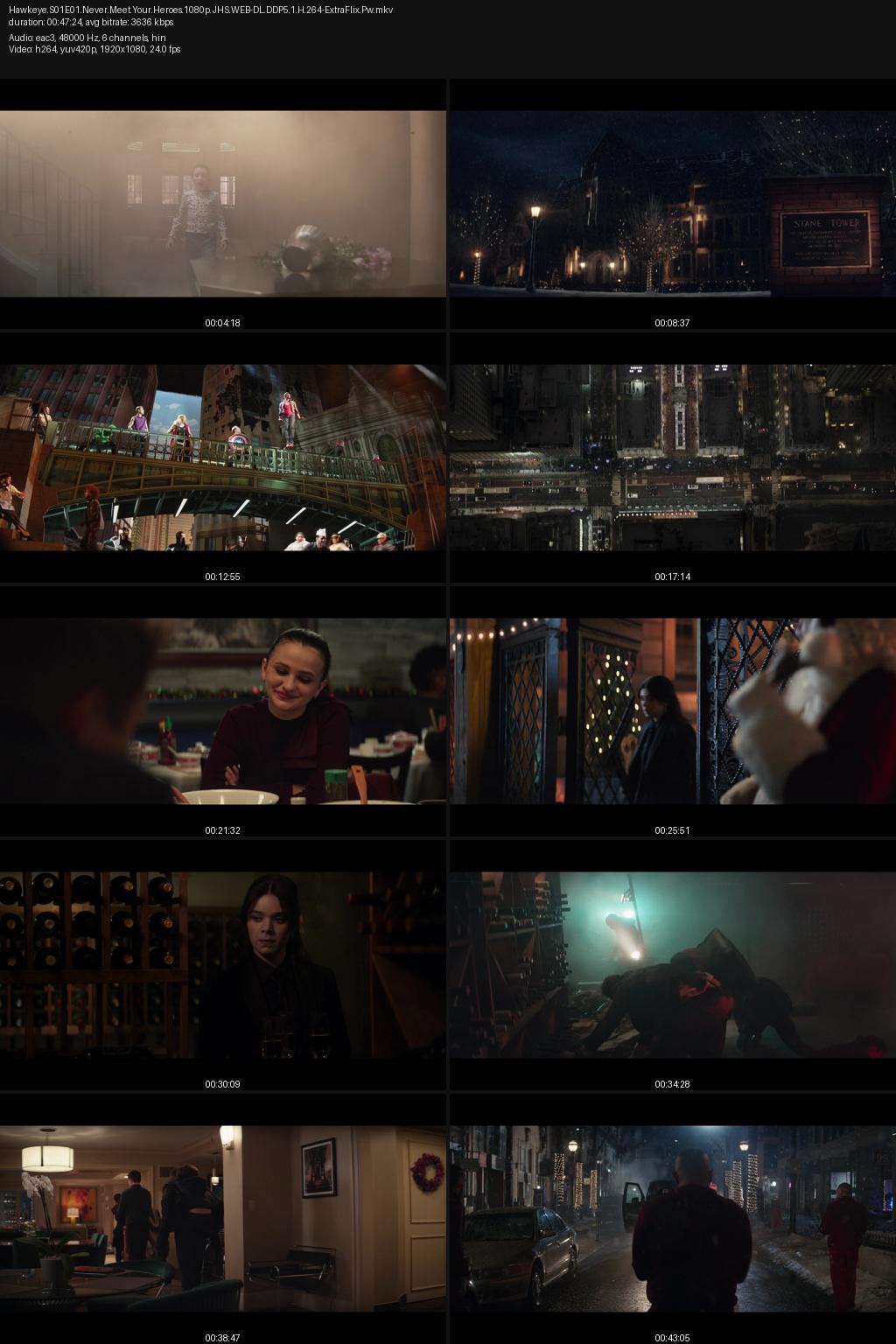 Hawkeye Season 1 (2021) 4K 2160p | 1080p | 720p | 480p JioHotstar WEB-DL [Hindi-English] ESub Screenshots