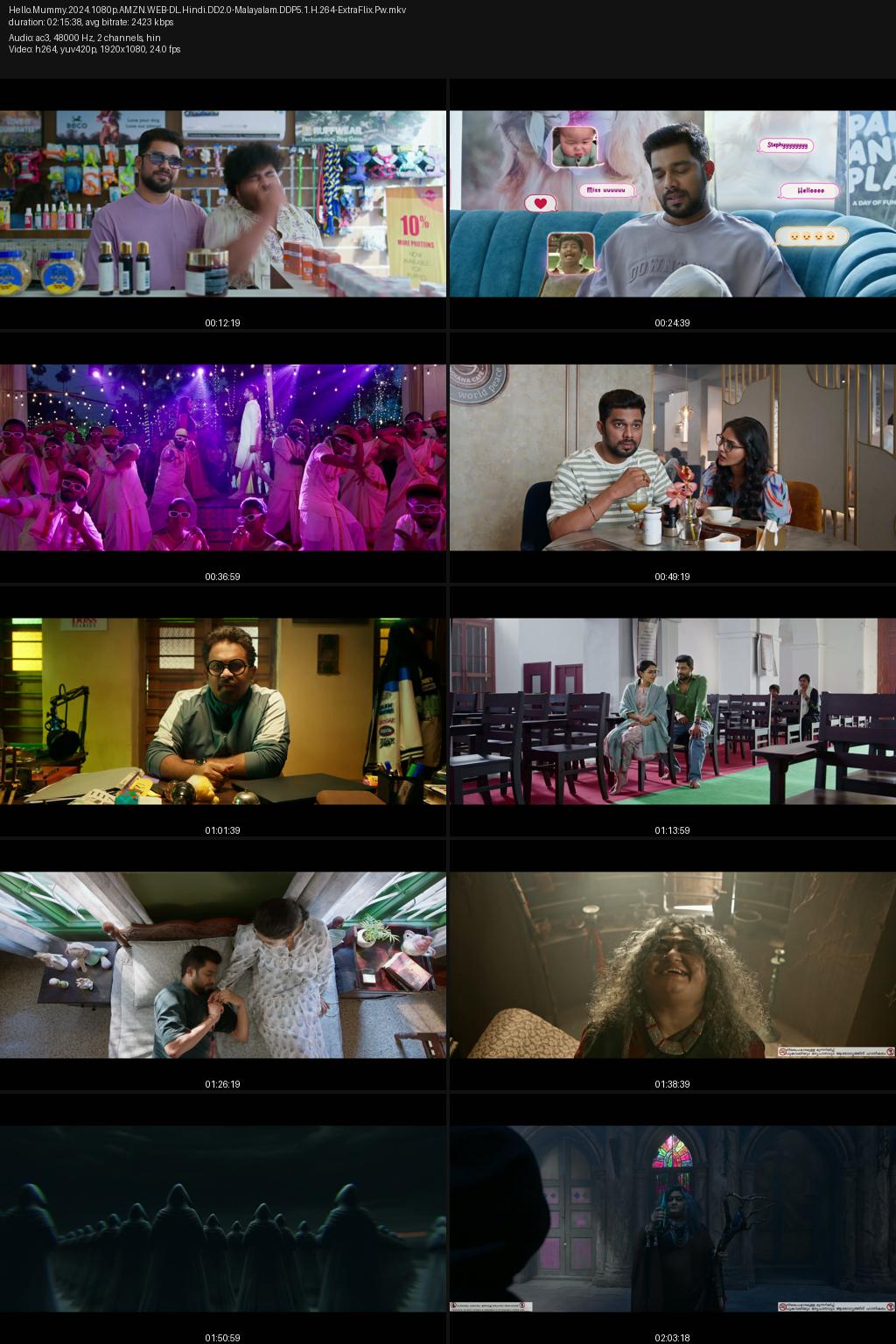 Hello Mummy (2024) [Hindi-Malayalam] UNCUT 1080p 720p 480p Amazon WEB-DL ESub Screenshots